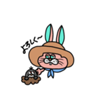 Howdy♡Bunny（個別スタンプ：21）