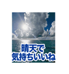 動くお天気！伝わる天候スタンプ☀️☔️⚡️（個別スタンプ：3）