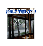 動くお天気！伝わる天候スタンプ☀️☔️⚡️（個別スタンプ：15）