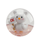 ハトカプセルトイ（個別スタンプ：8）