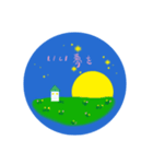 ちいさな癒し絵（個別スタンプ：4）