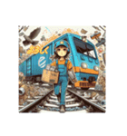 宅配鉄道（個別スタンプ：1）
