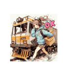 宅配鉄道（個別スタンプ：12）