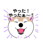 いえちぃスタンプ 可愛い芝犬 家族連絡用（個別スタンプ：4）