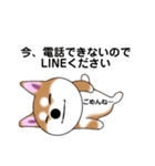 いえちぃスタンプ 可愛い芝犬 家族連絡用（個別スタンプ：10）