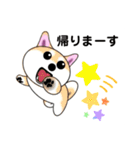いえちぃスタンプ 可愛い芝犬 家族連絡用（個別スタンプ：24）