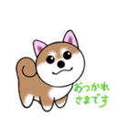 いえちぃスタンプ 可愛い芝犬 家族連絡用（個別スタンプ：27）