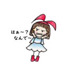 おかっぱ頭のバニーちゃん6（個別スタンプ：15）