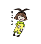 おかっぱ頭のバニーちゃん6（個別スタンプ：24）