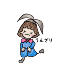 おかっぱ頭のバニーちゃん6（個別スタンプ：25）