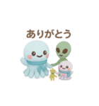 タコくんとぬいぐるみ ありがとう編（個別スタンプ：4）