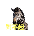 シマウマ C（個別スタンプ：32）