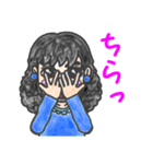あおやまさんと仲間たち水彩調（個別スタンプ：5）