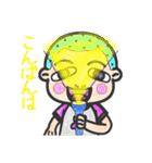 あおやまさんと仲間たち水彩調（個別スタンプ：14）