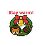クリスマスリースになった夢見る動物2025冬（個別スタンプ：7）