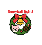 クリスマスリースになった夢見る動物2025冬（個別スタンプ：10）