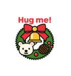 クリスマスリースになった夢見る動物2025冬（個別スタンプ：17）