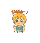 少年の日常的な会話用スタンプ 24個（個別スタンプ：8）