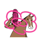 競馬を楽しむ馬6（個別スタンプ：25）