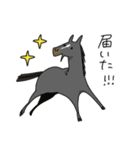 競馬を楽しむ馬6（個別スタンプ：30）