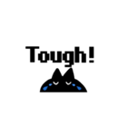 【英語版】けだるい黒猫のスタンプ（個別スタンプ：25）