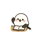 シマエナガのゆるふわ勉強スタンプ（個別スタンプ：16）