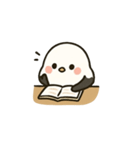 シマエナガのゆるふわ勉強スタンプ（個別スタンプ：18）