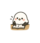 シマエナガのゆるふわ勉強スタンプ（個別スタンプ：19）