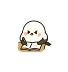 シマエナガのゆるふわ勉強スタンプ（個別スタンプ：21）