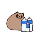 毎日ふくよかなたぬき 夏（個別スタンプ：5）