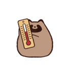 毎日ふくよかなたぬき 夏（個別スタンプ：21）