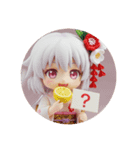 ハンバーガー＆レモンみなみちゃん（個別スタンプ：7）