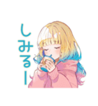 まったり★パーカーの女の子宅飲み（個別スタンプ：38）