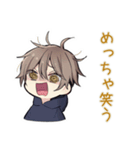 おしゃべりなちびパーカーくん★関西男子（個別スタンプ：5）