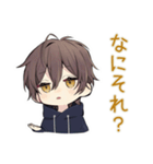 おしゃべりなちびパーカーくん★関西男子（個別スタンプ：11）