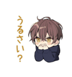 おしゃべりなちびパーカーくん★関西男子（個別スタンプ：16）