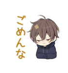 おしゃべりなちびパーカーくん★関西男子（個別スタンプ：20）