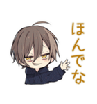 おしゃべりなちびパーカーくん★関西男子（個別スタンプ：25）