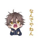 おしゃべりなちびパーカーくん★関西男子（個別スタンプ：34）