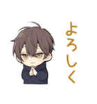 おしゃべりなちびパーカーくん★関西男子（個別スタンプ：35）