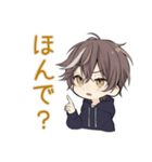 おしゃべりなちびパーカーくん★関西男子（個別スタンプ：38）