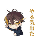 おしゃべりなちびパーカーくん★関西男子（個別スタンプ：40）