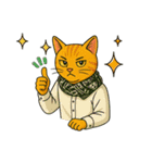 帰ってきた猫のスタンプ 5（個別スタンプ：13）