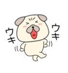 【感情を伝える】パグ犬のぱーちゃん83（個別スタンプ：8）