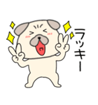 【感情を伝える】パグ犬のぱーちゃん83（個別スタンプ：12）