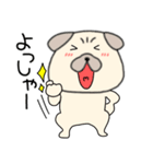【感情を伝える】パグ犬のぱーちゃん83（個別スタンプ：13）