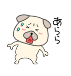 【感情を伝える】パグ犬のぱーちゃん83（個別スタンプ：22）
