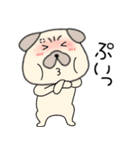【感情を伝える】パグ犬のぱーちゃん83（個別スタンプ：28）