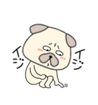 【感情を伝える】パグ犬のぱーちゃん83（個別スタンプ：33）