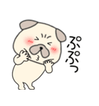 【感情を伝える】パグ犬のぱーちゃん83（個別スタンプ：36）